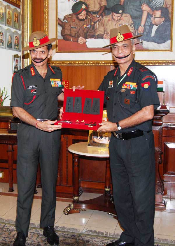 Dalbir Singh takes over as Honorary Colonel of the Rashtriya Rifles 